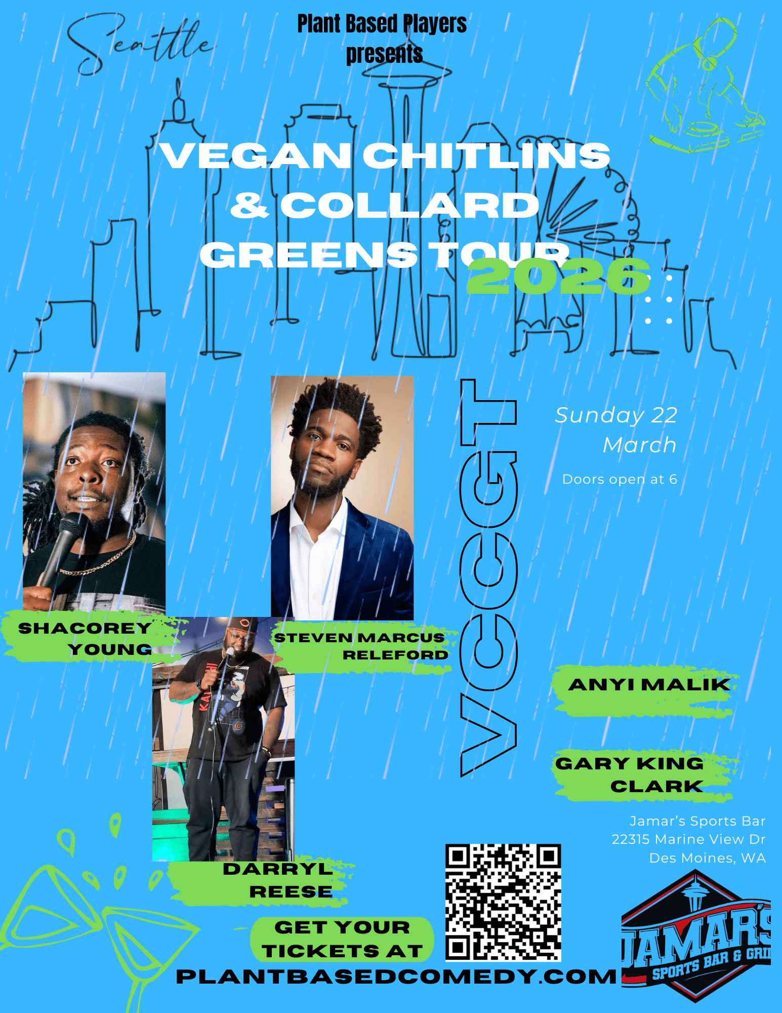 Vegan Chitlins & Collard Greens Circuit